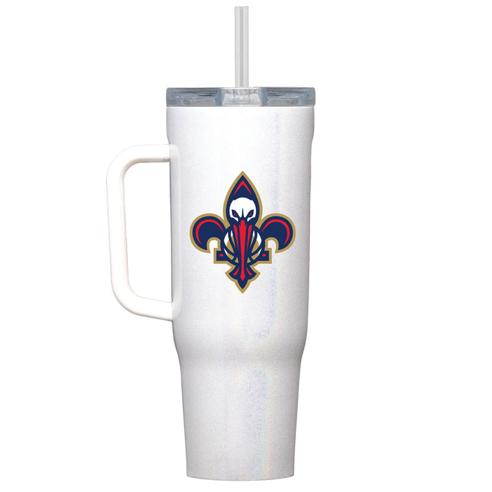 Corkcicle Cruiser 40oz Tumbler with New Orleans Pelicans Secondary Logo