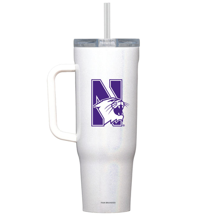 Corkcicle Cruiser 40oz Tumbler with Northwestern Wildcats Secondary Logo