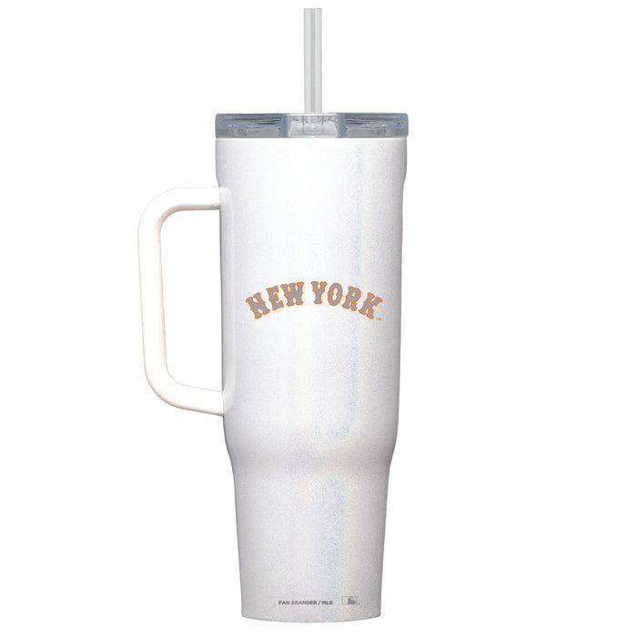 Corkcicle Cruiser 40oz Tumbler with New York Mets Wordmark Logo