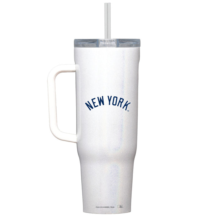 Corkcicle Cruiser 40oz Tumbler with New York Yankees Wordmark Logo