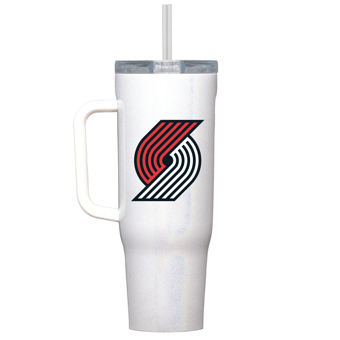 Corkcicle Cruiser 40oz Tumbler with Portland Trailblazers Primary Logo