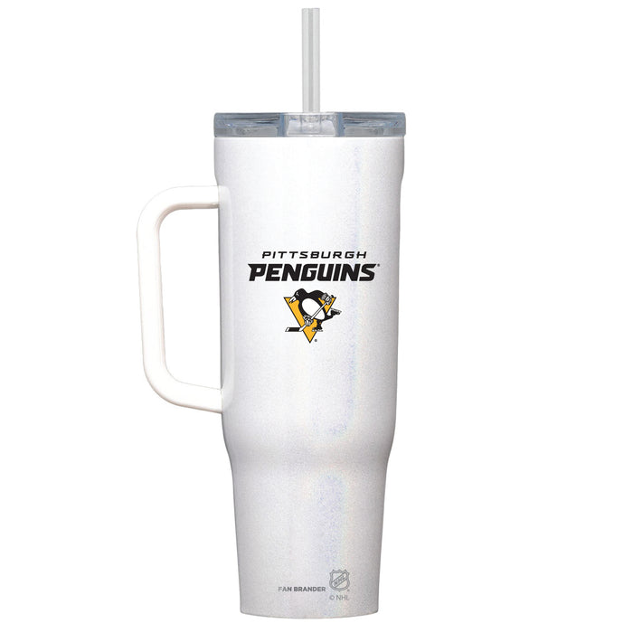 Corkcicle Cruiser 40oz Tumbler with Pittsburgh Penguins Secondary Logo