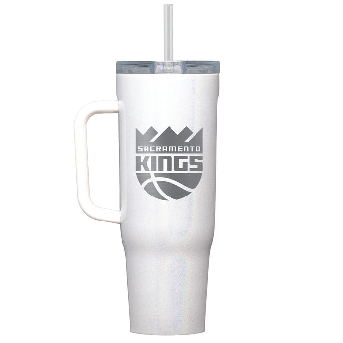 Corkcicle Cruiser 40oz Tumbler with Sacramento Kings Etched Primary Logo