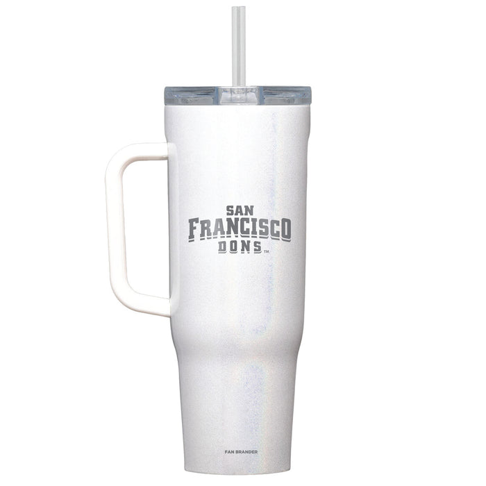 Corkcicle Cruiser 40oz Tumbler with San Francisco Dons Etched Primary Logo