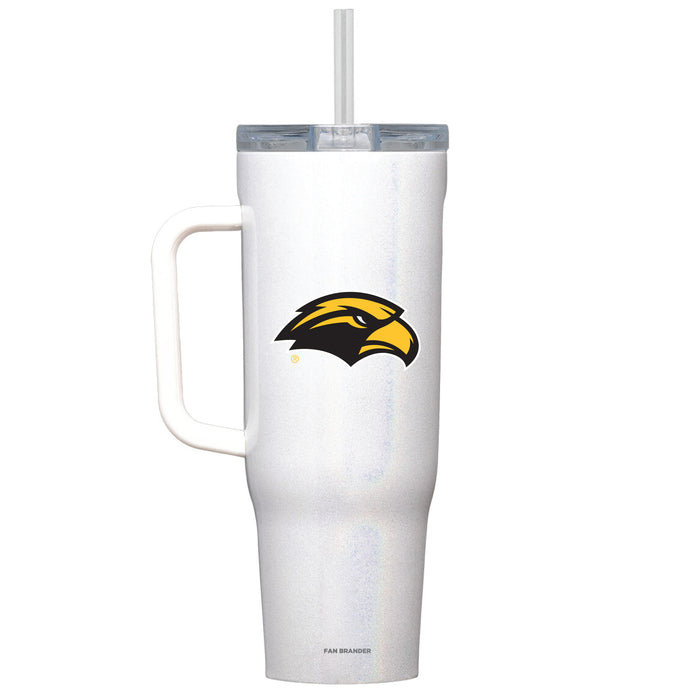 Corkcicle Cruiser 40oz Tumbler with Southern Mississippi Golden Eagles Primary Logo