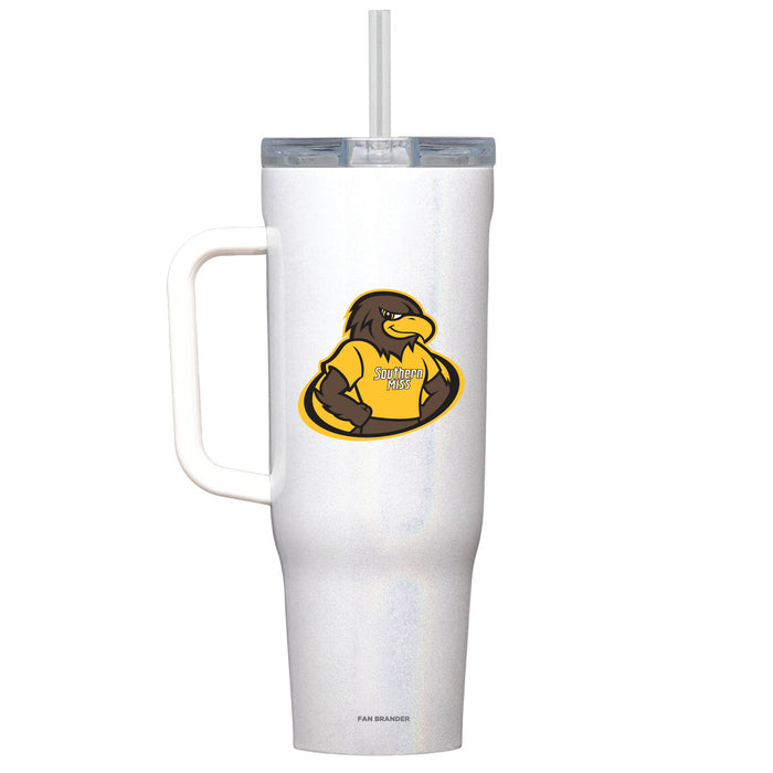 Corkcicle Cruiser 40oz Tumbler with Southern Mississippi Golden Eagles Secondary Logo