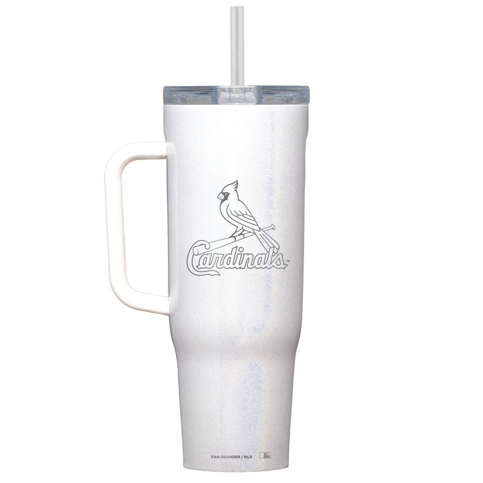 Corkcicle Cruiser 40oz Tumbler with St. Louis Cardinals Etched Primary Logo