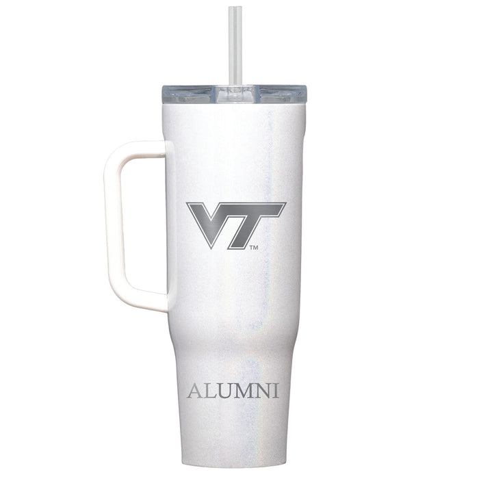 Corkcicle Cruiser 40oz Tumbler with Virginia Tech Hokies Alumni Primary Logo