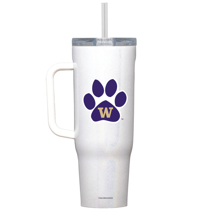 Corkcicle Cruiser 40oz Tumbler with Washington Huskies Secondary Logo