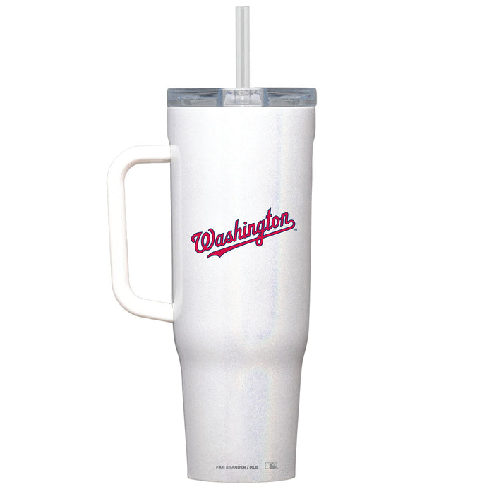 Corkcicle Cruiser 40oz Tumbler with Washington Nationals Wordmark Logo