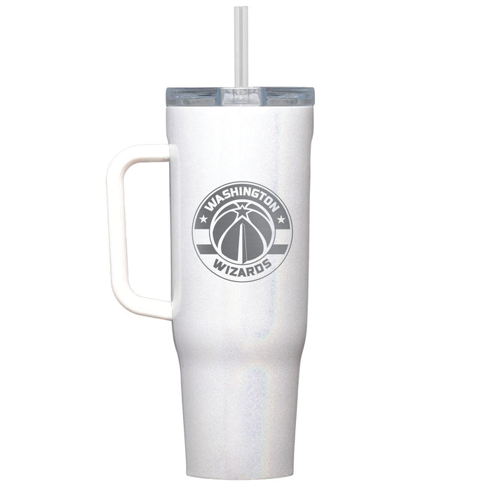 Corkcicle Cruiser 40oz Tumbler with Washington Wizards Etched Primary Logo