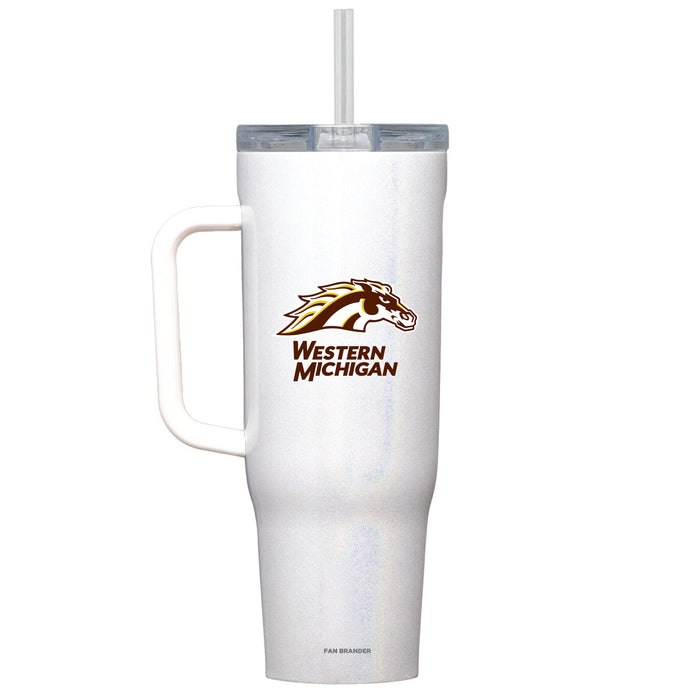 Corkcicle Cruiser 40oz Tumbler with Western Michigan Broncos Secondary Logo