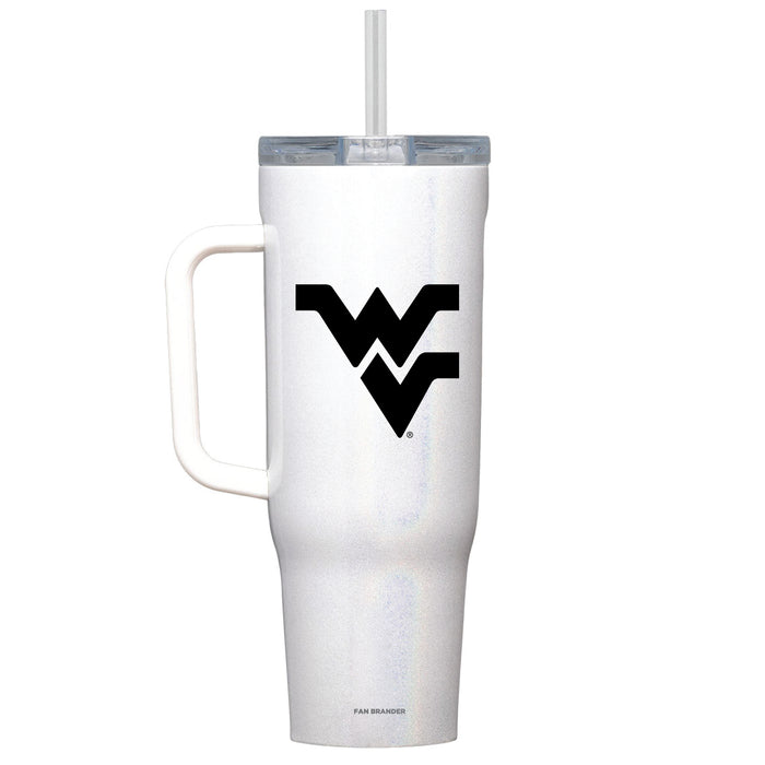 Corkcicle Cruiser 40oz Tumbler with West Virginia Mountaineers Primary Logo