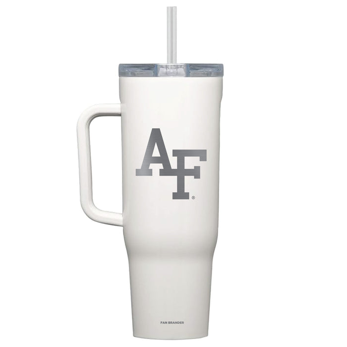 Corkcicle Cruiser 40oz Tumbler with Airforce Falcons Etched Primary Logo