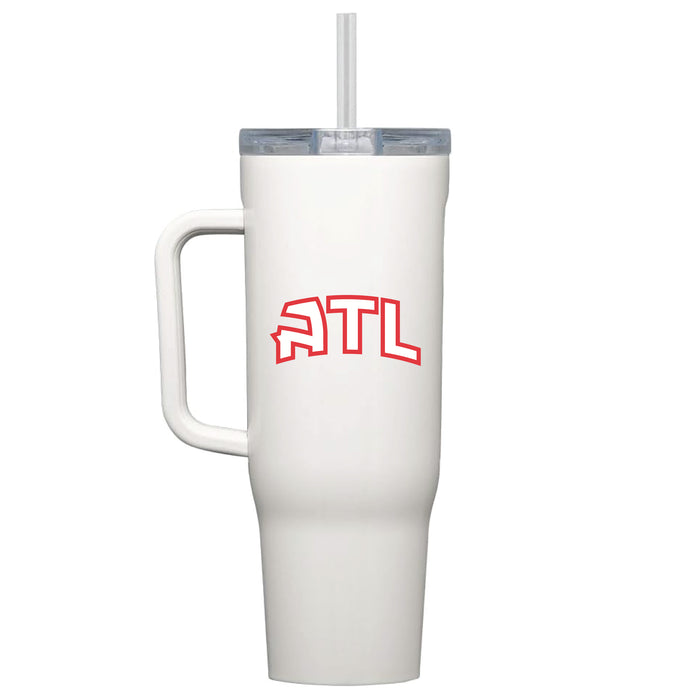 Corkcicle Cruiser 40oz Tumbler with Atlanta Hawks Secondary Logo