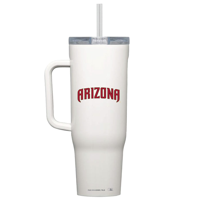 Corkcicle Cruiser 40oz Tumbler with Arizona Diamondbacks Wordmark Logo