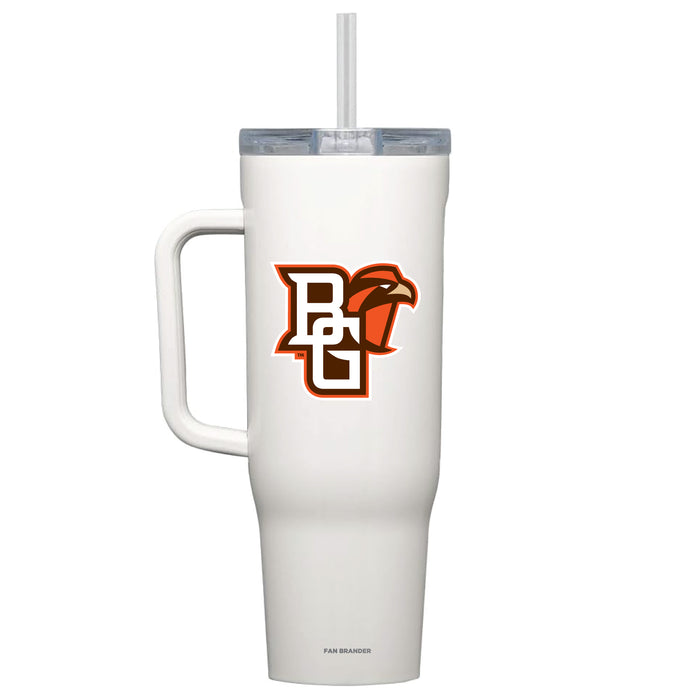 Corkcicle Cruiser 40oz Tumbler with Bowling Green Falcons Primary Logo