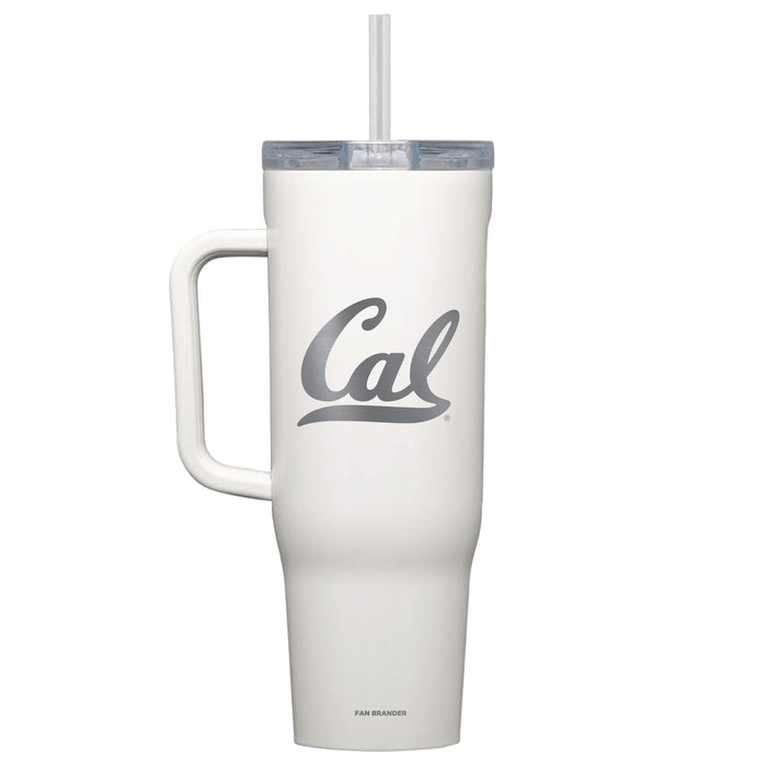 Corkcicle Cruiser 40oz Tumbler with California Bears Etched Primary Logo