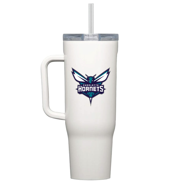 Corkcicle Cruiser 40oz Tumbler with Charlotte Hornets Primary Logo