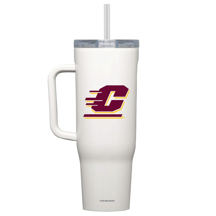 Corkcicle Cruiser 40oz Tumbler with Central Michigan Chippewas Primary Logo