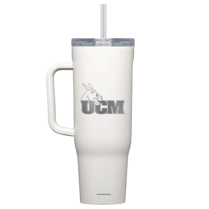 Corkcicle Cruiser 40oz Tumbler with Central Missouri Mules Etched Primary Logo