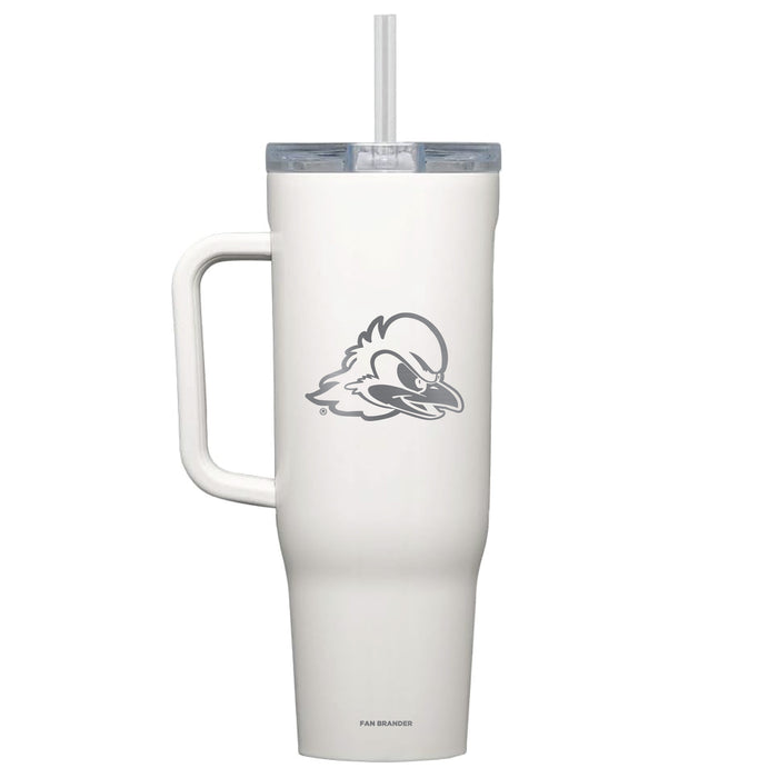 Corkcicle Cruiser 40oz Tumbler with Delaware Fightin' Blue Hens Etched Primary Logo