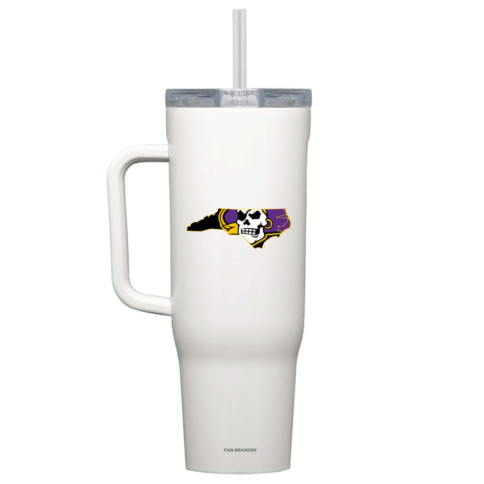 Corkcicle Cruiser 40oz Tumbler with East Carolina Pirates Secondary Logo