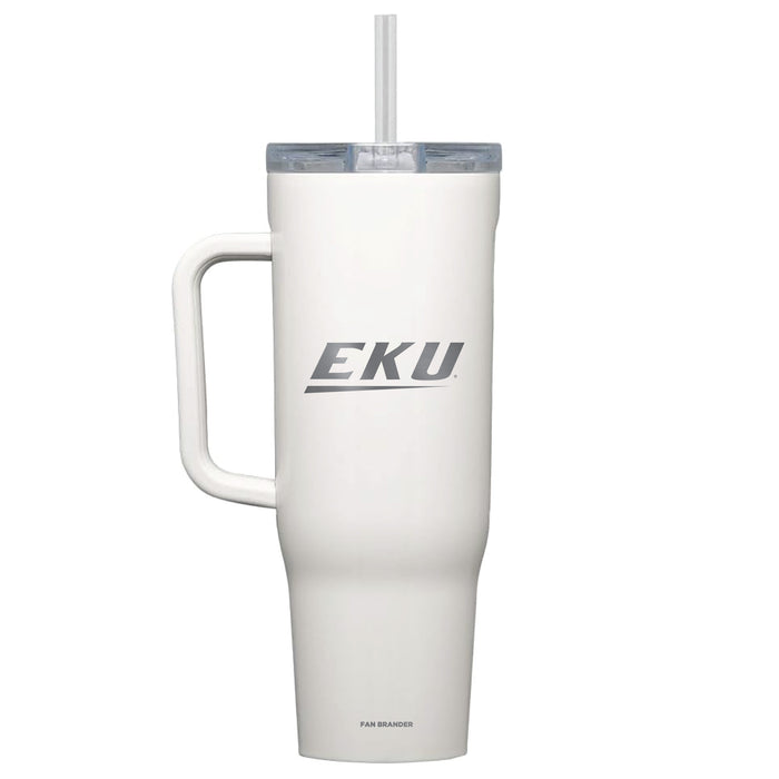 Corkcicle Cruiser 40oz Tumbler with Eastern Kentucky Colonels Etched Primary Logo