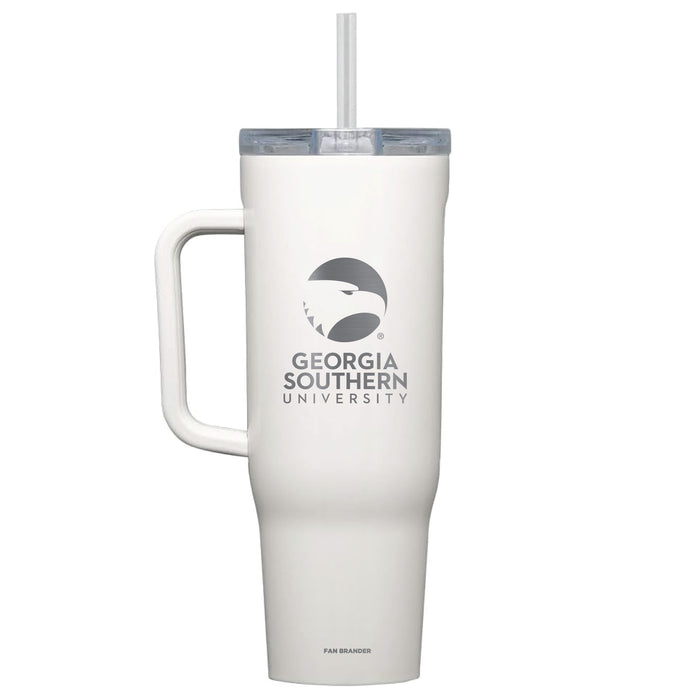 Corkcicle Cruiser 40oz Tumbler with Georgia Southern Eagles Etched Primary Logo