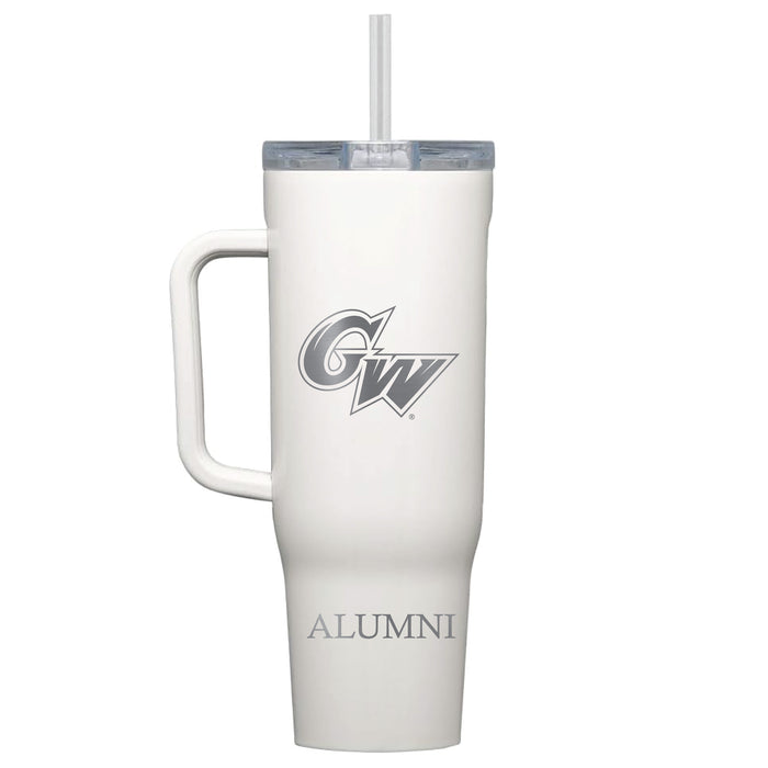 Corkcicle Cruiser 40oz Tumbler with George Washington Colonials Alumni Primary Logo