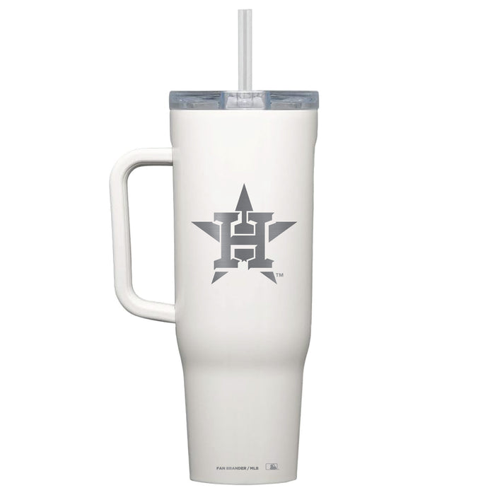 Corkcicle Cruiser 40oz Tumbler with Houston Astros Etched Primary Logo