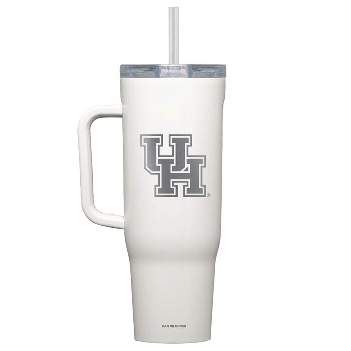 Corkcicle Cruiser 40oz Tumbler with Houston Cougars Etched Primary Logo