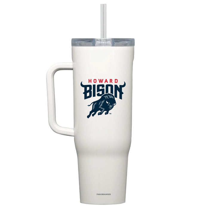 Corkcicle Cruiser 40oz Tumbler with Howard Bison Secondary Logo