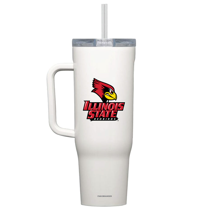 Corkcicle Cruiser 40oz Tumbler with Illinois State Redbirds Secondary Logo