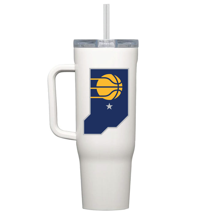 Corkcicle Cruiser 40oz Tumbler with Indiana Pacers Secondary Logo