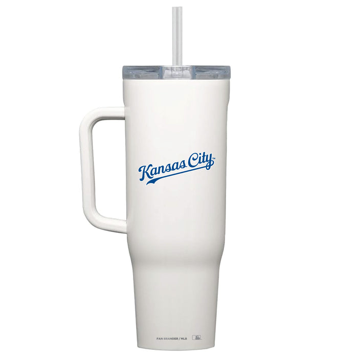 Corkcicle Cruiser 40oz Tumbler with Kansas City Royals Wordmark Logo