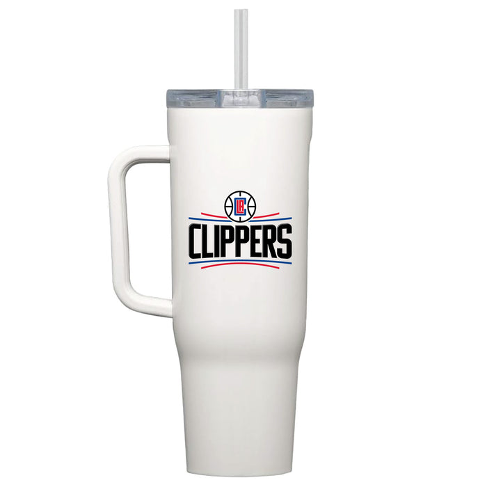 Corkcicle Cruiser 40oz Tumbler with LA Clippers Secondary Logo