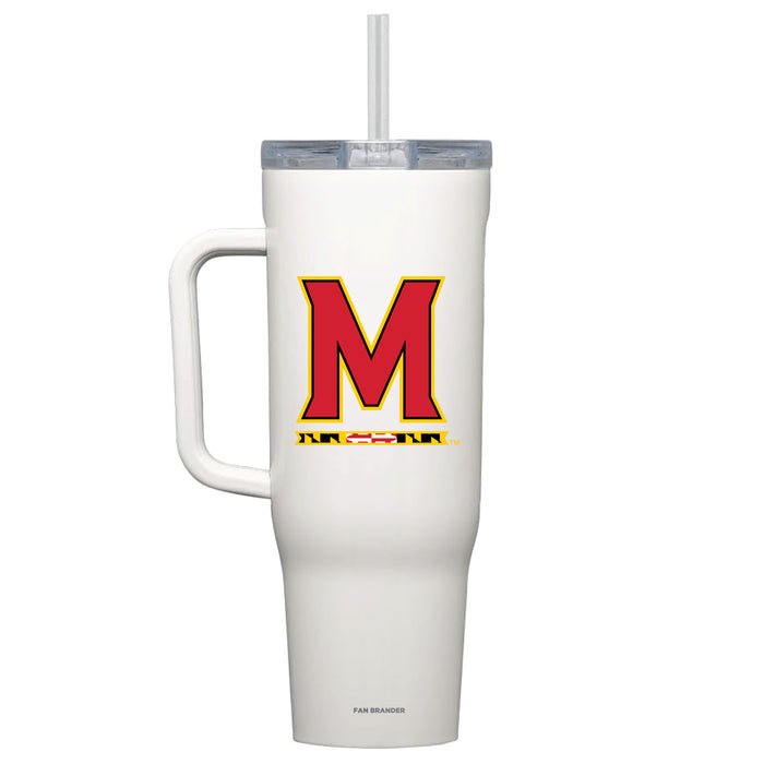 Corkcicle Cruiser 40oz Tumbler with Maryland Terrapins Primary Logo