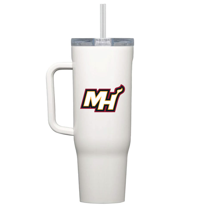 Corkcicle Cruiser 40oz Tumbler with Miami Heat Secondary Logo