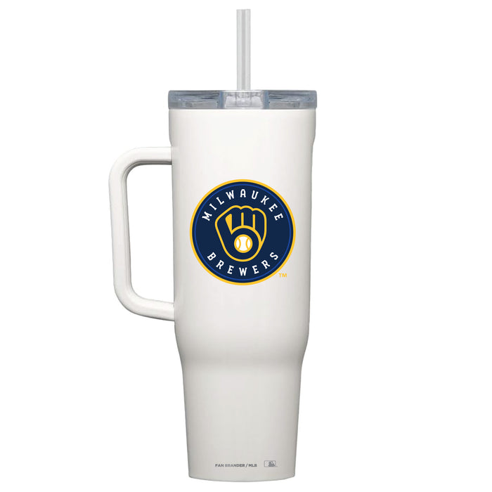 Corkcicle Cruiser 40oz Tumbler with Milwaukee Brewers Primary Logo