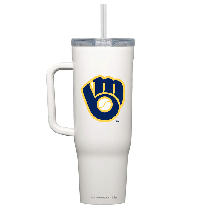 Corkcicle Cruiser 40oz Tumbler with Milwaukee Brewers Secondary Logo