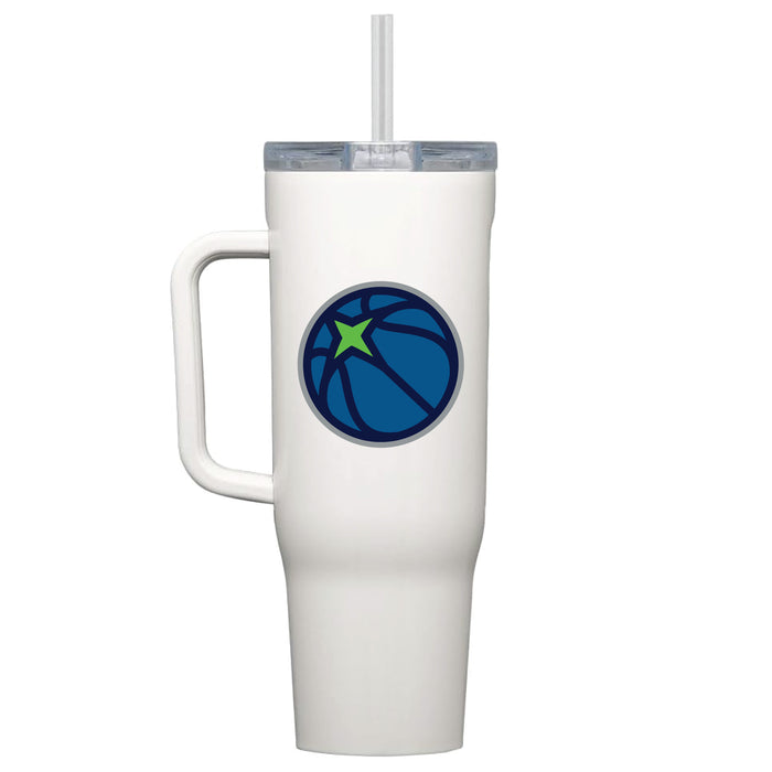 Corkcicle Cruiser 40oz Tumbler with Minnesota Timberwolves Secondary Logo