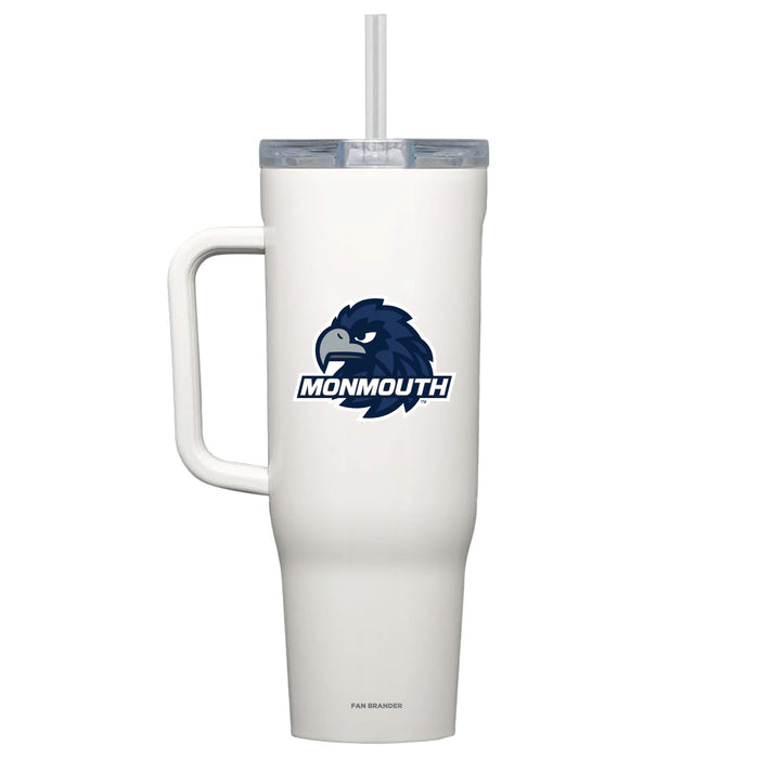 Corkcicle Cruiser 40oz Tumbler with Monmouth Hawks Primary Logo