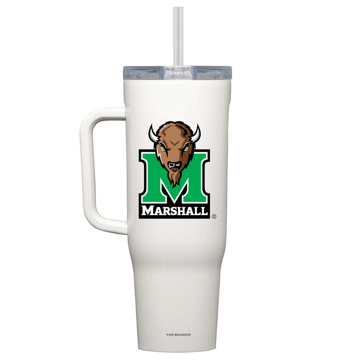 Corkcicle Cruiser 40oz Tumbler with Marshall Thundering Herd Secondary Logo