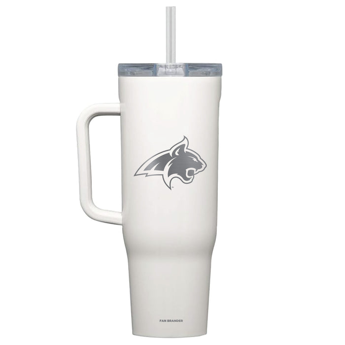 Corkcicle Cruiser 40oz Tumbler with Montana State Bobcats Etched Primary Logo