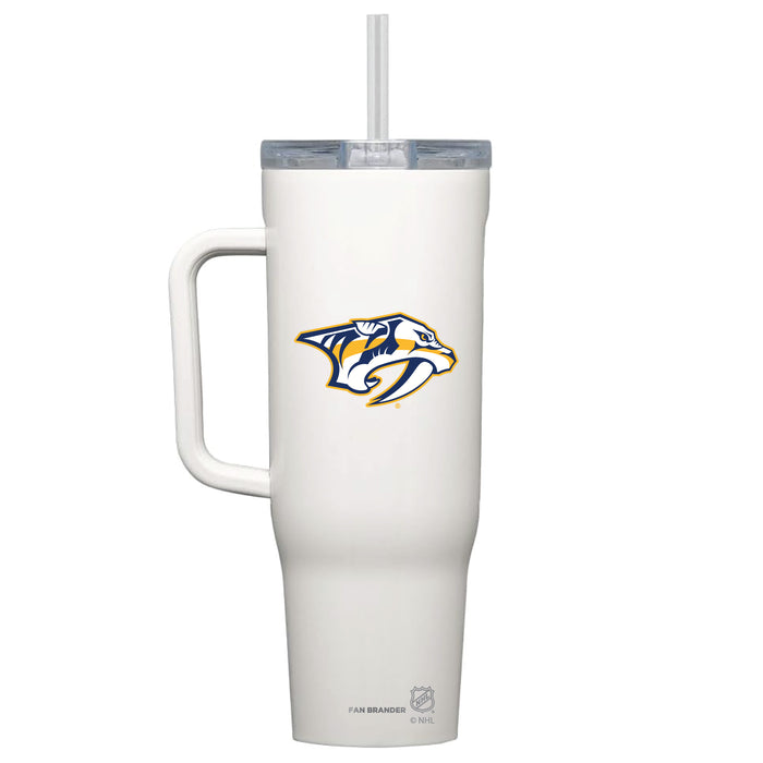 Corkcicle Cruiser 40oz Tumbler with Nashville Predators Primary Logo