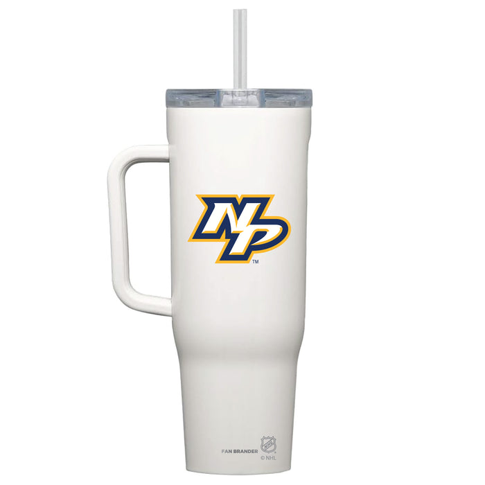 Corkcicle Cruiser 40oz Tumbler with Nashville Predators Secondary Logo