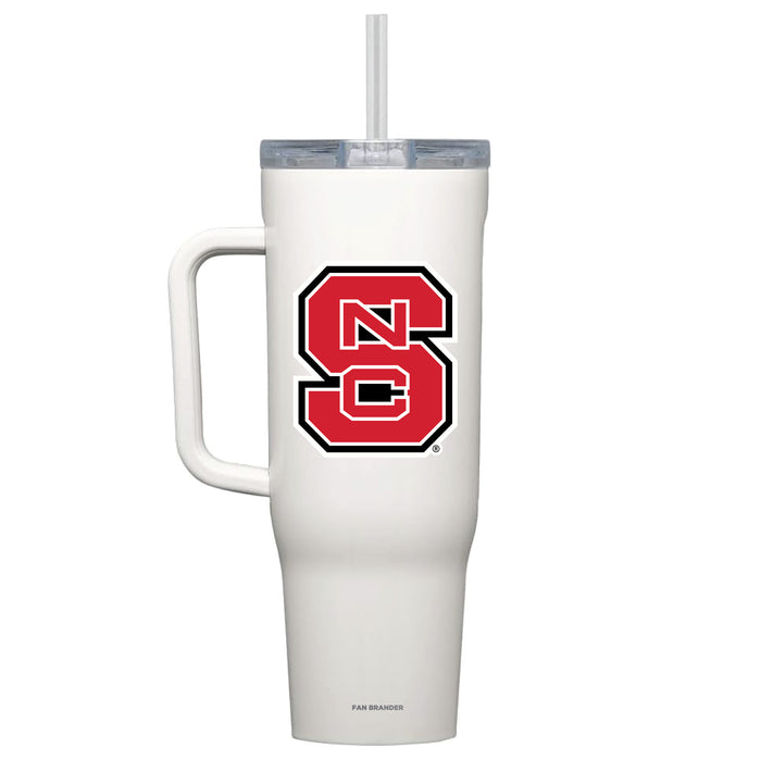 Corkcicle Cruiser 40oz Tumbler with NC State Wolfpack Primary Logo