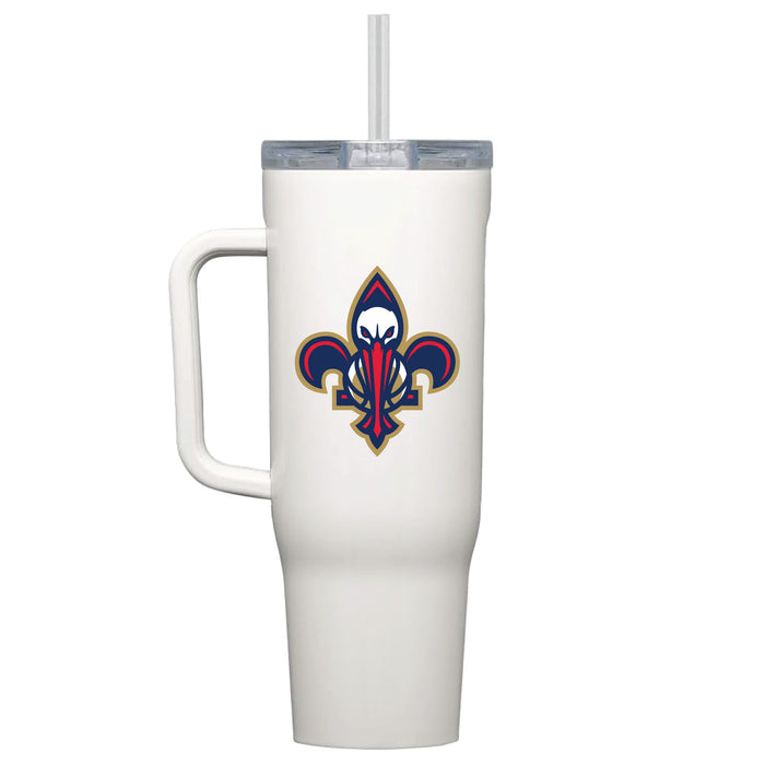 Corkcicle Cruiser 40oz Tumbler with New Orleans Pelicans Secondary Logo