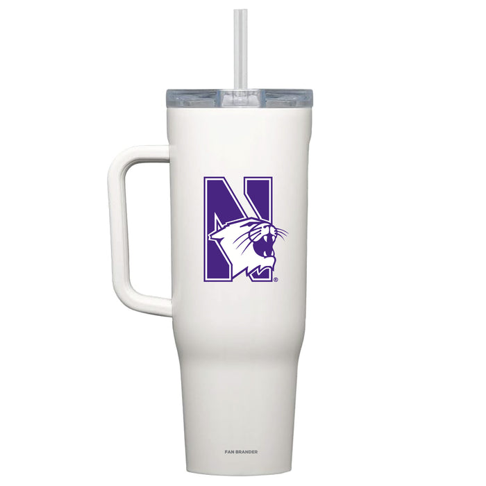 Corkcicle Cruiser 40oz Tumbler with Northwestern Wildcats Secondary Logo